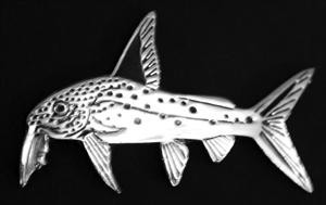 Catfish Brooch - Synodontis multipunctatus