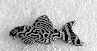 Catfish Brooch - Hypancistrus L333